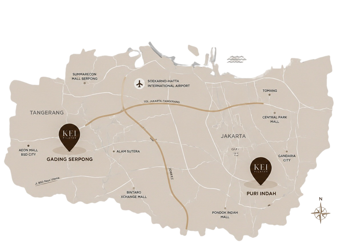 Kei Pilates Studio Map